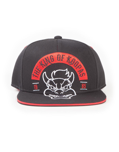 Nintendo - Super Mario Bowser Biker Snapback Black