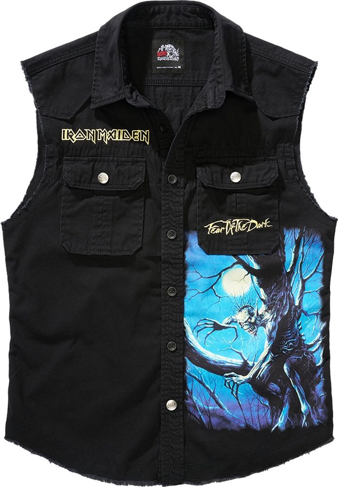 Brandit Shirt Iron Maiden Vintage Shirt Sleeveless Fotd 61045 - Herren / Unisex
