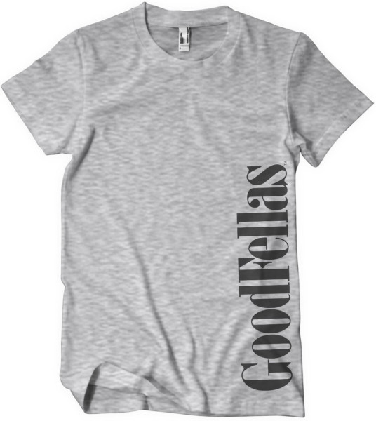 Goodfellas Vertical Logo T-Shirt Heather-Grey