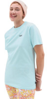 Vans Damen Shirt Left Chest Logo Tee Em Blue Glow