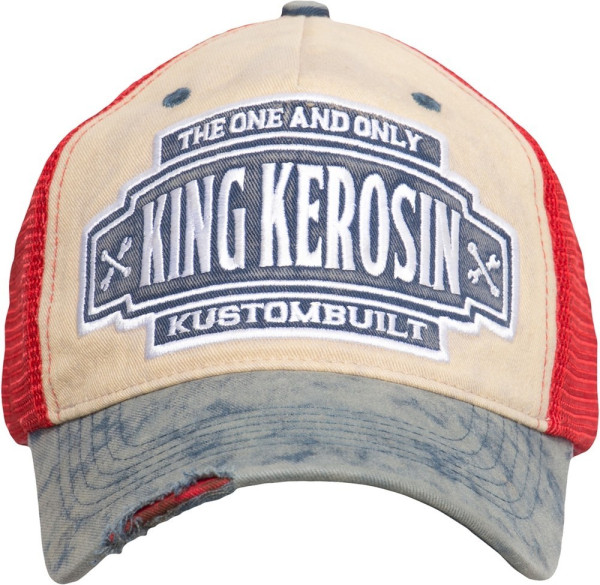 King Kerosin Trucker Cap im Vintage-Look