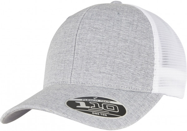 Flexfit Cap 110 Mesh 2-Tone Cap Melange Silver/White