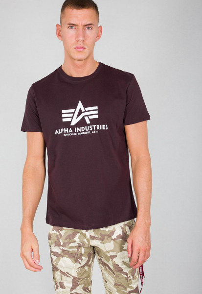 Alpha Industries Basic T-Shirt Deep Maroon