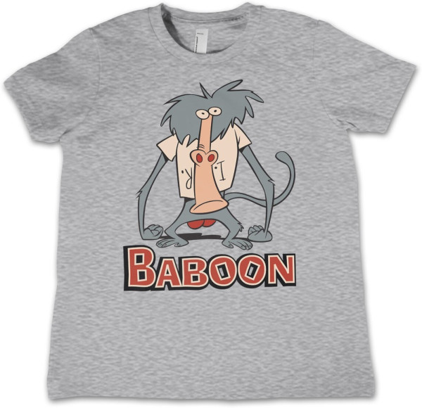I Am Weasel - Baboon Kids T-Shirt Heathergrey