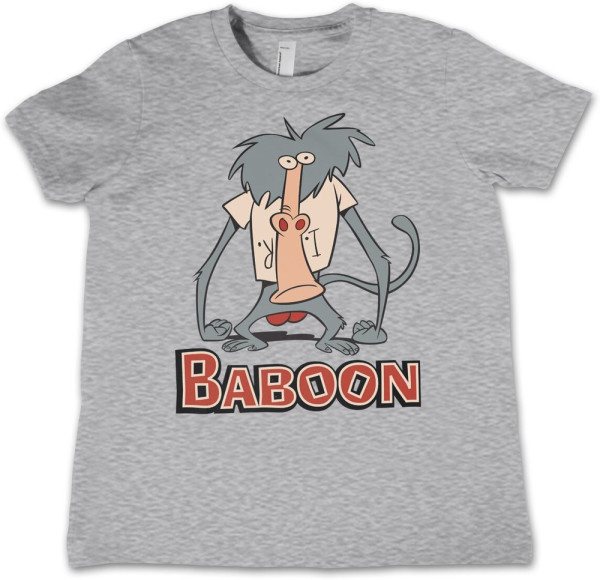 I Am Weasel - Baboon Kids T-Shirt Heathergrey