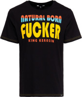 King Kerosin Classic Print T-Shirt KKI21012 Schwarz