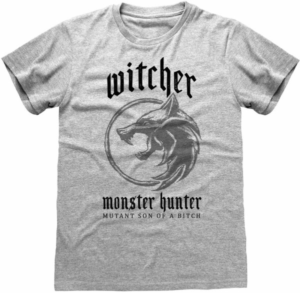 Witcher - Monster Hunter (Unisex) T-Shirt Grey