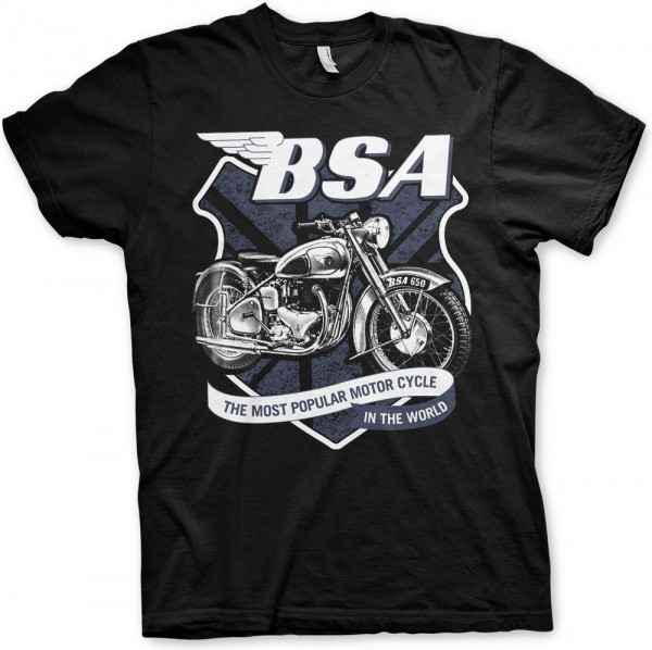 BSA 650 Shield T-Shirt Black