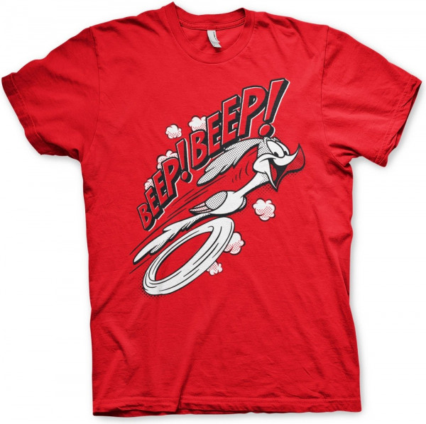 Looney Tunes BEEP BEEP T-Shirt Red