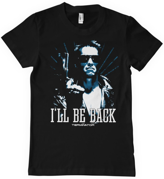 Terminator I'Ll Be Back - Duotone T-Shirt Black