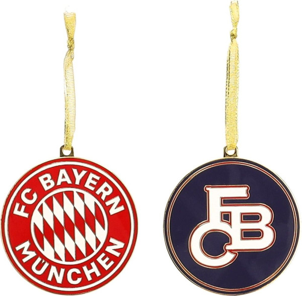 FC Bayern München Christbaumanhänger 2er Set 35363