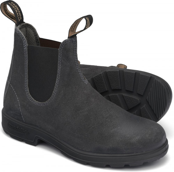 Blundstone Stiefel Boots #1910 Wax Suede (500 Series) Steel Grey