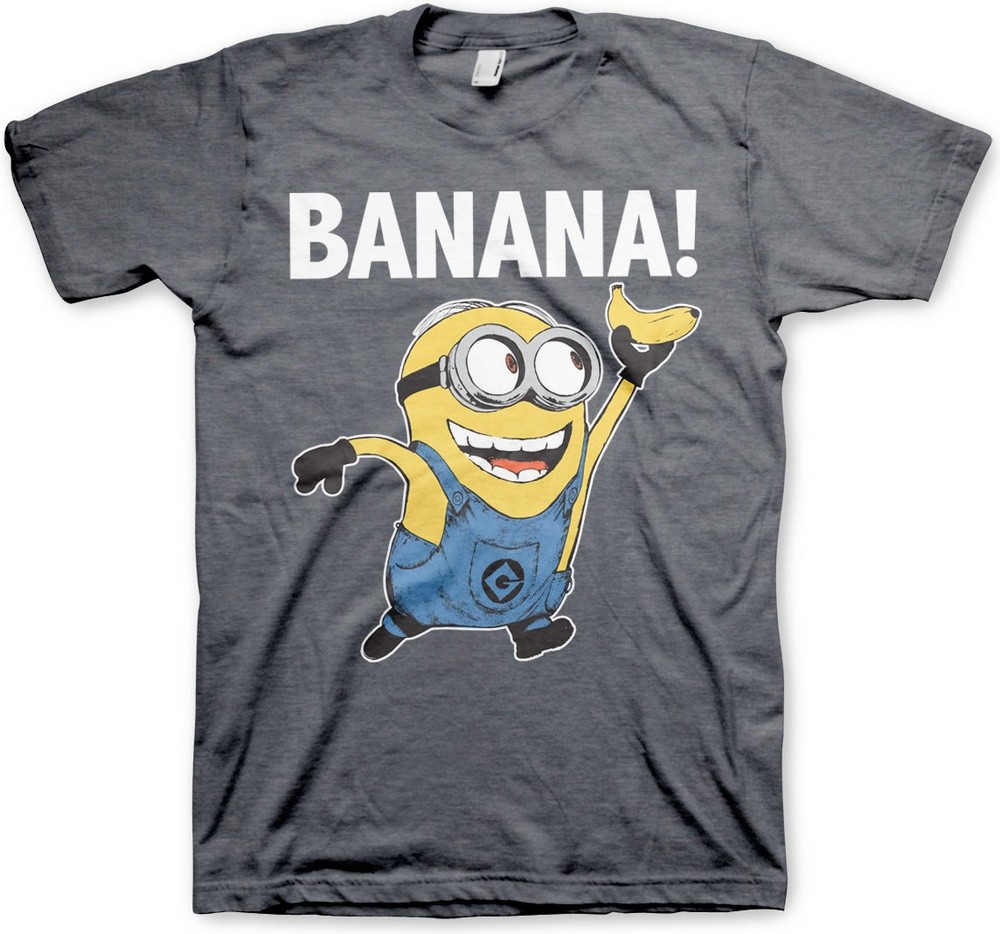 Minions Banana! T-Shirt Dark-Heather - Herren / Unisex