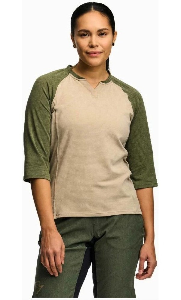 Race Face Damen Trikot Damen-Radtrikot Traverse Dri-Release 3/4 Sand 96696 - Damen