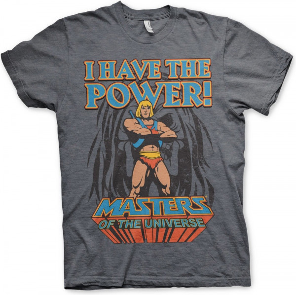 Masters Of The Universe I Have The Power T-Shirt Dark-Heather