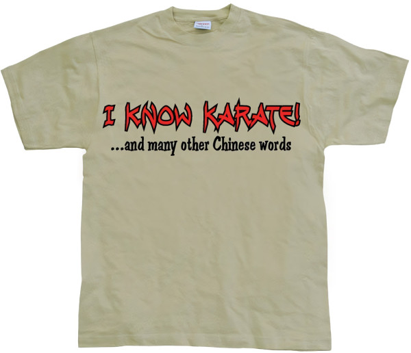Tokigt I Know Karate T-Shirt SH-1-15056-LFH1-1