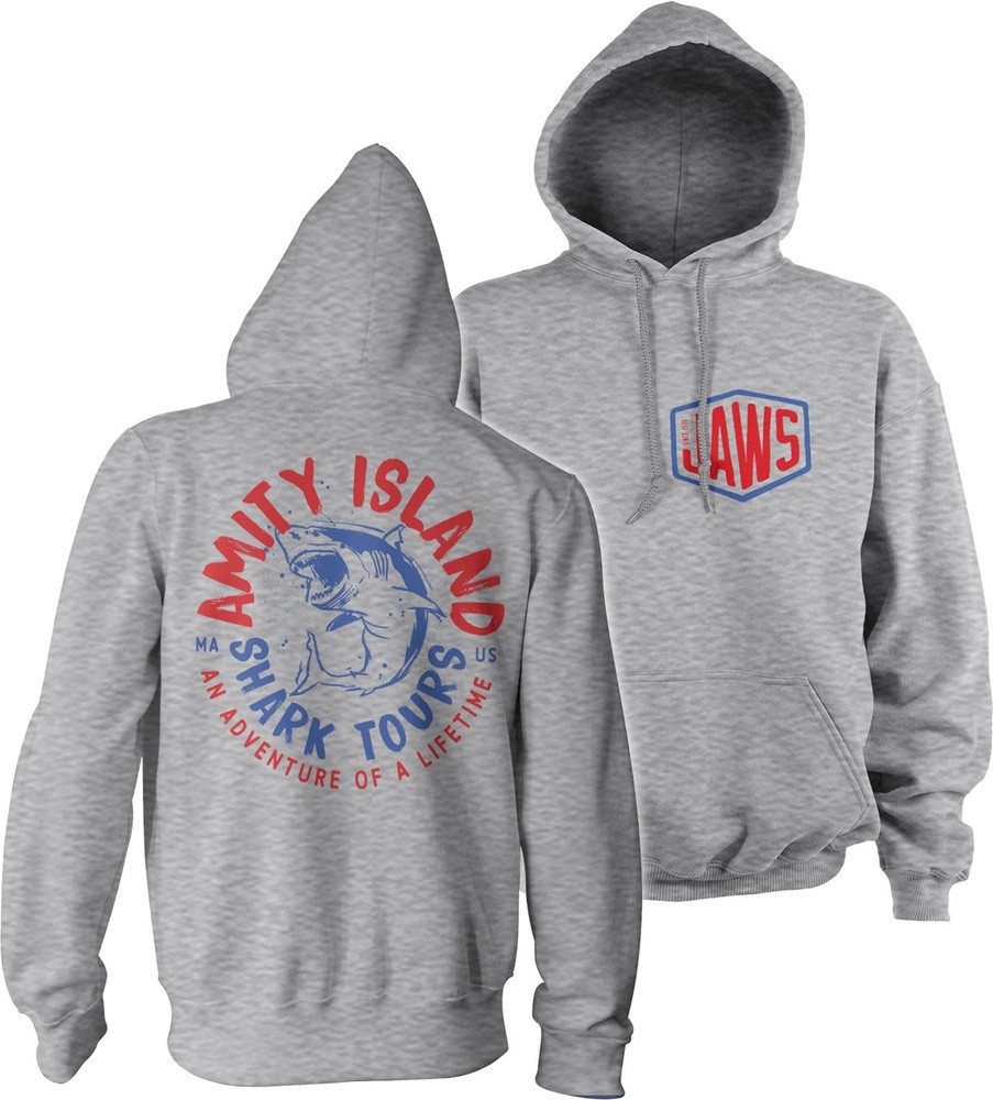 Jaws Adventure Of A Lifetime Hoodie Heather-Grau - Herren / Unisex