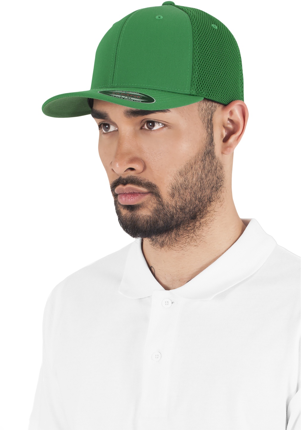 Flexfit Cap Tactel Mesh Grün - Herren / Unisex