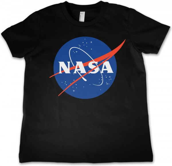 NASA Insignia Kids T-Shirt Kinder Black