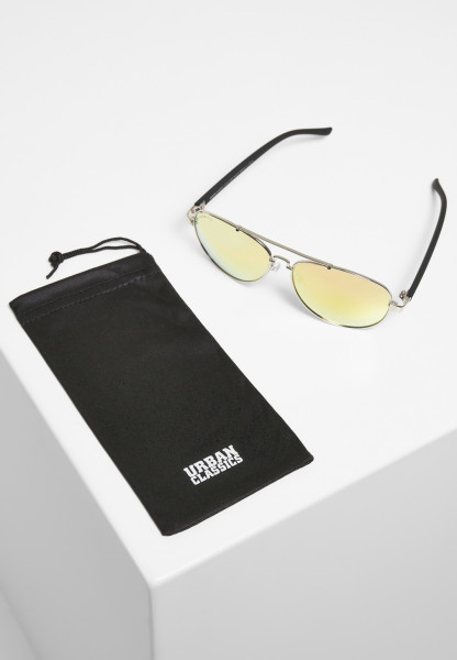 Urban Classics Sonnenbrille Sunglasses Mumbo Mirror UC Silver/Orange