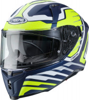 Caberg Motorrad Integralhelm Avalon Forge Matt Blau/Fluo Gelb/Weiß