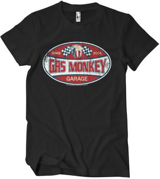 Gas Monkey Garage T-Shirt Since 2004 Label T-Shirt GMG-1-GMG019-H92-12