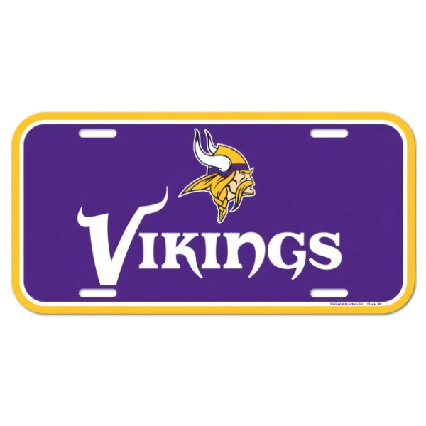 Minnesota Vikings Nummernschild American Football