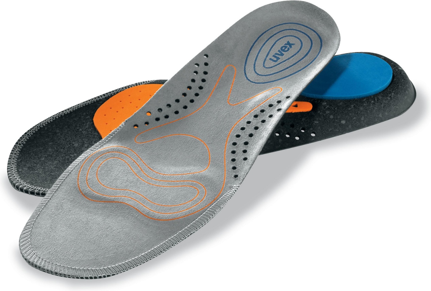 Uvex Zubehör Einlegesohle 95956 Grau, Orange Weite 11 (95956) - Herren / Unisex