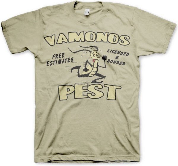 Breaking Bad Vamanos Pest T-Shirt Khaki