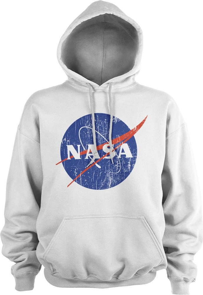 NASA Washed Insignia Hoodie Weiß - Herren / Unisex
