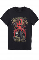 King Kerosin T-Shirt Devil Girl 666 Black