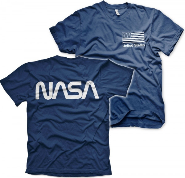 NASA Black Flag T-Shirt Navy