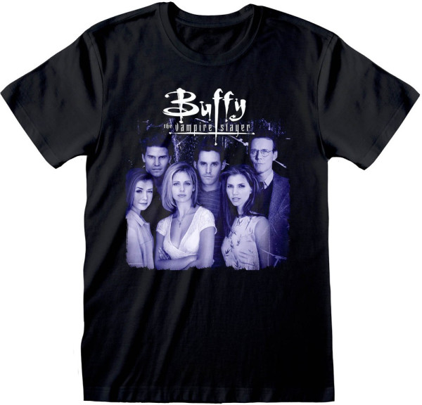 Buffy The Vampire Slayer - Group Shot T-Shirt Black