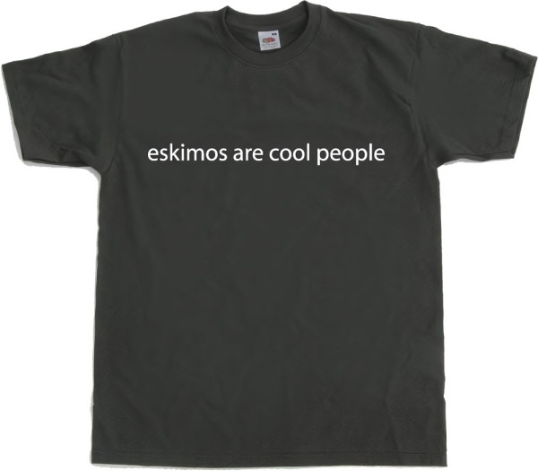 Hybris Eskimos are Cool People Dark-Grey