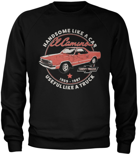 El Camino Sweatshirt Handsome Like A Car Sweatshirt GM-3-ELCA002-H61-6