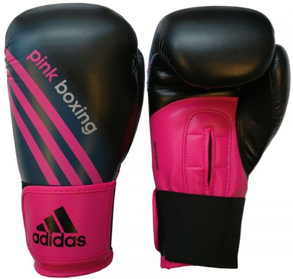 adidas Dynamic Fit (Kick)Boxhandschuhe Schwarz/Pink Pink Boxen-12 oz