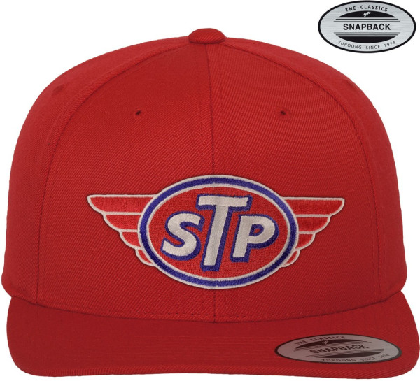 STP Patch Premium Snapback Cap Red