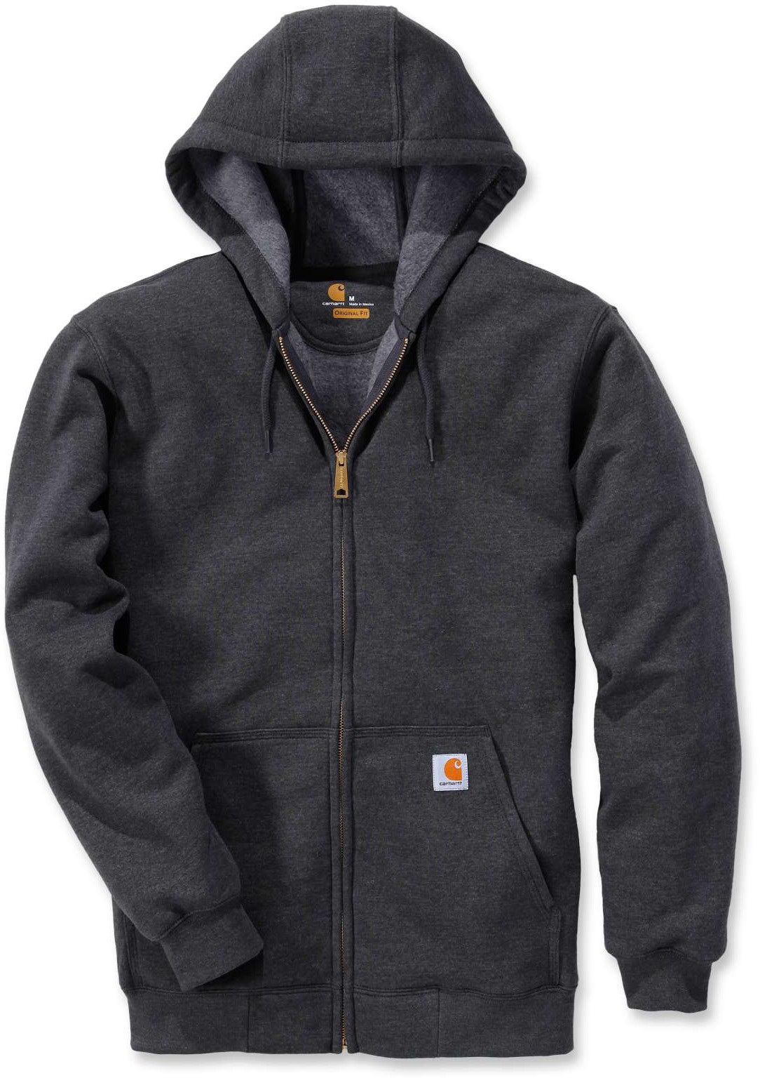 Carhartt Sweatshirt Zip Hooded Sweatshirt Carbon Heather - Herren / Unisex