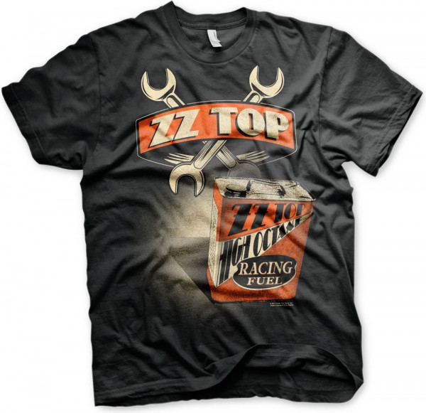 ZZ Top High Octane Racing Fuel T-Shirt Black