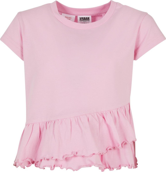 Urban Classics Mädchen T-Shirt Girls Organic Volant Tee