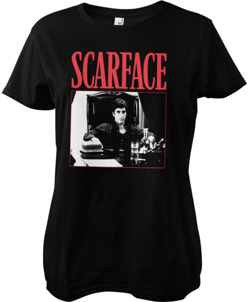 Scarface Tony Montana - The Power Girly Tee Damen T-Shirt Black