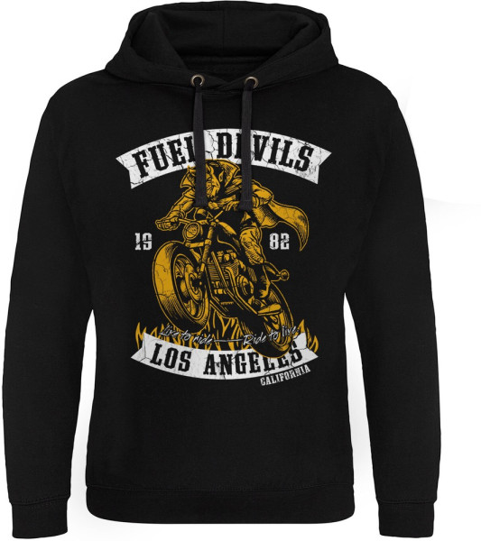 Fuel Devils Rider Epic Hoodie Black