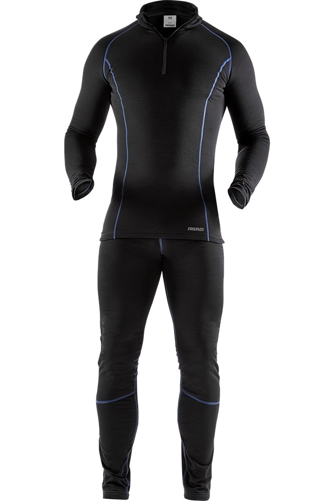 Fristads Polartec Lange Unterhose 2078 PT Schwarz - Herren / Unisex