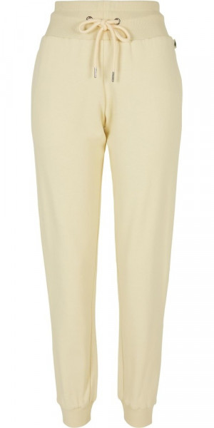 Urban Classics Damen Ladies Organic High Waist Sweat Pants Softyellow