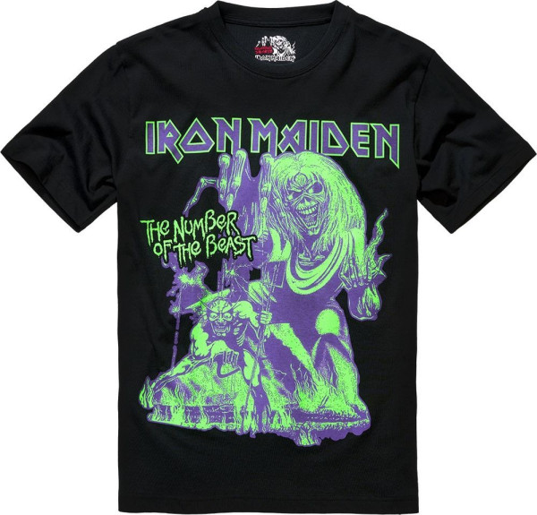 Brandit T-Shirt Iron Maiden T Shirt Number Of The Beast I 61050