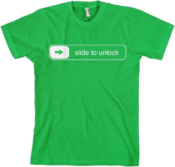 Hybris Slide To Unlock T-Shirt Green