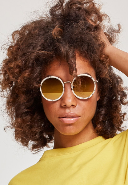 MSTRDS Sonnenbrille Sunglasses January Creme Marmorized
