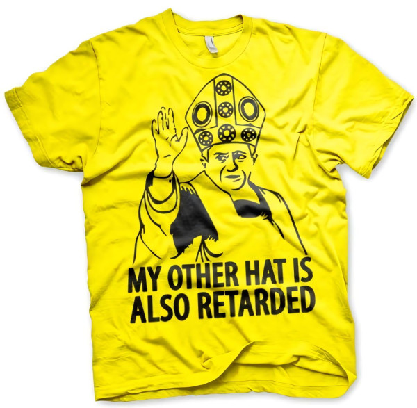 Hybris My Other Hat Is Also Retarded T-Shirt Yellow