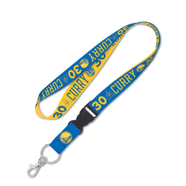 Golden State Warriors Stephen Curry Lanyard Basketball Blau/Gelb
