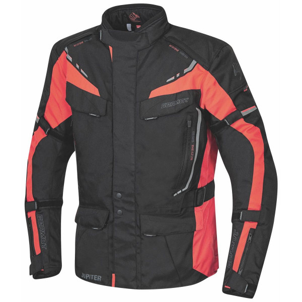 Germot Jacke Textiljacke Jupiter Black/Red